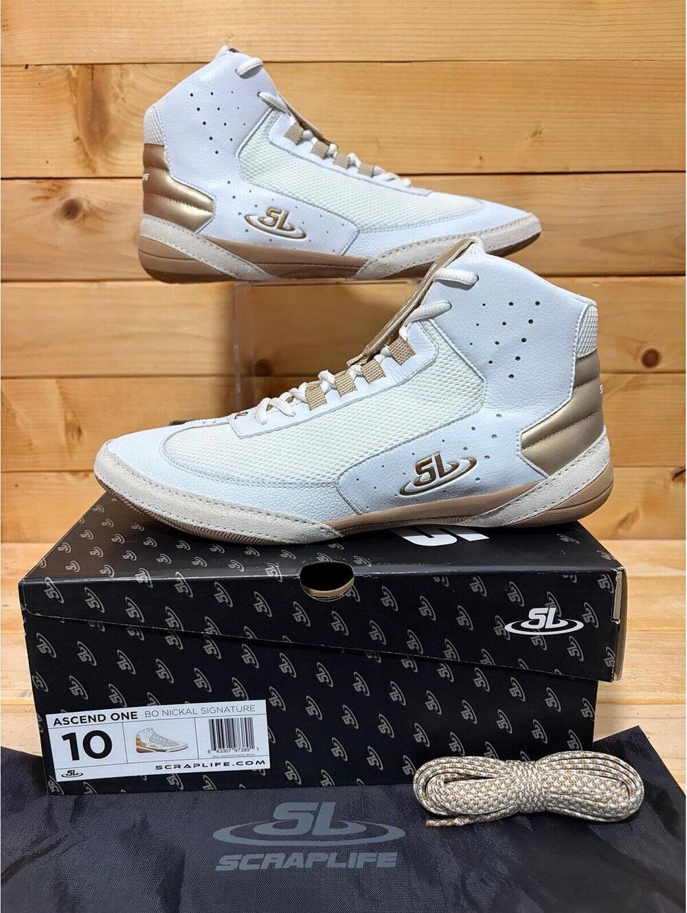New in box Limited Edition Scraplife Bo Nickal Wrestling shoes - Men’s size 10